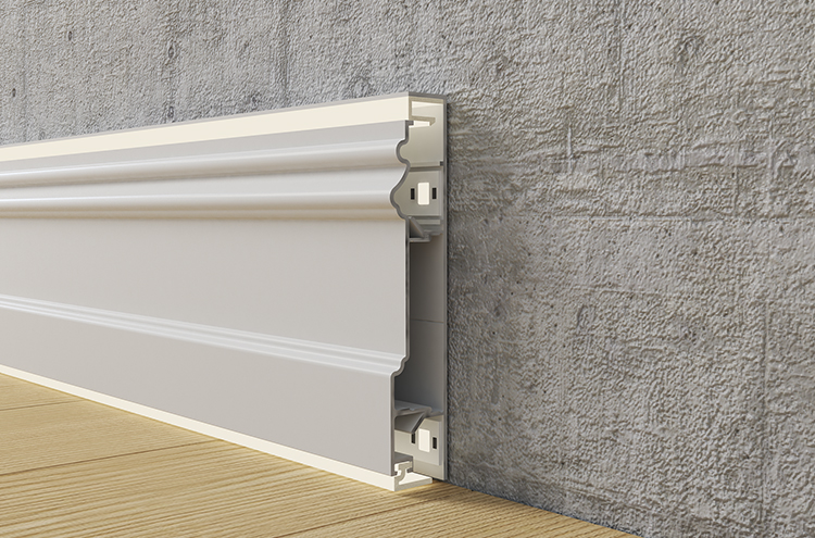 leux aluminum led baseboard