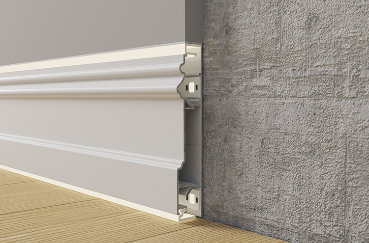 leux aluminum led baseboard