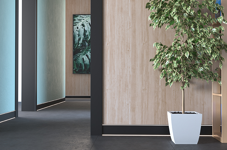 luceo aluminum led baseboard