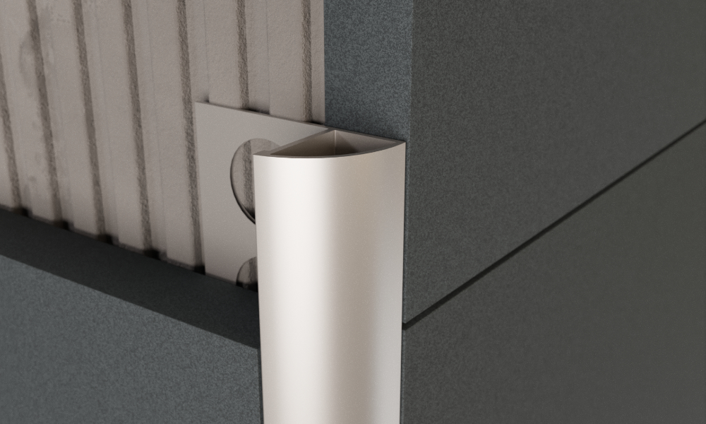 round-fix aluminum tile trim