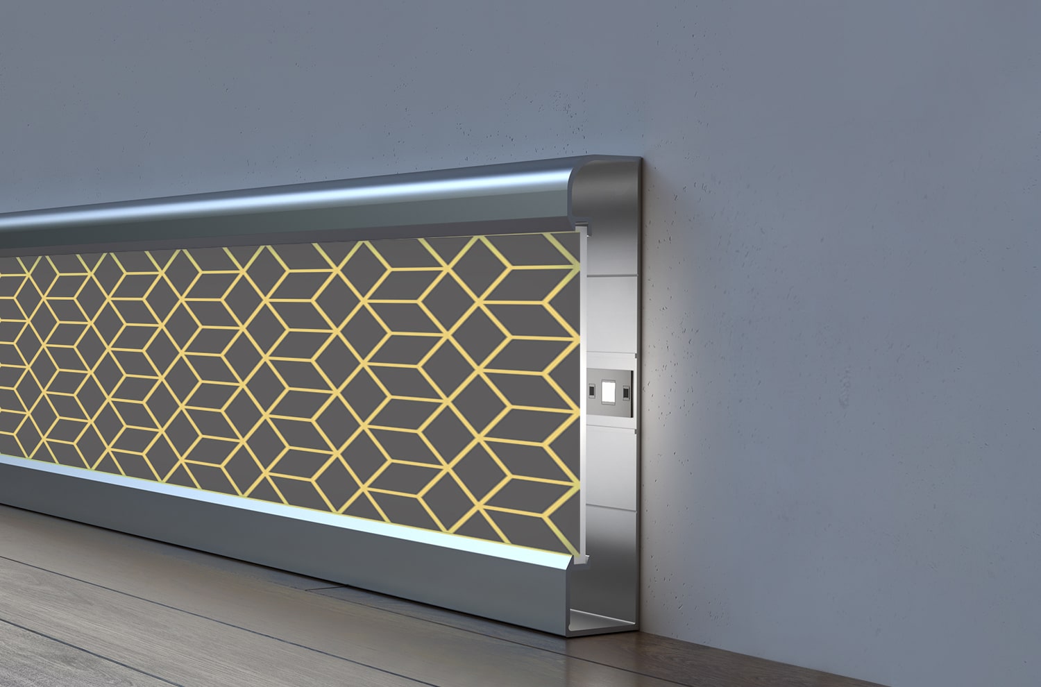 wishled aluminum led baseboard